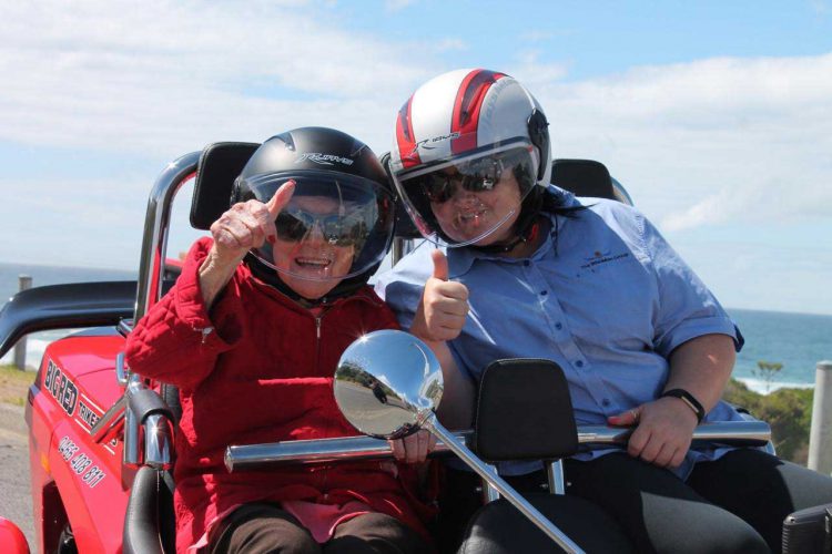 Meet Bette, our 99 year old motorcycle rider