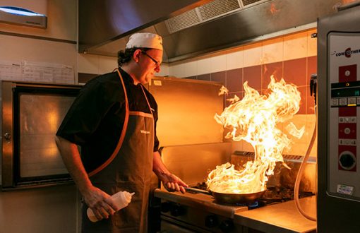 Whiddon Chef at work