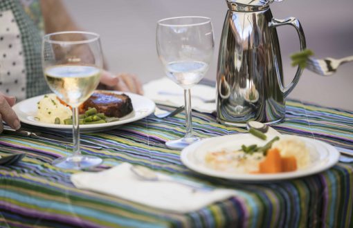 A delicious and healthy meal served at Whiddon Easton Park, an aged care home in Glenfield.