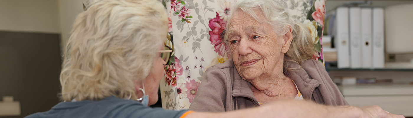 Whiddon Carer with a resident