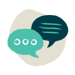 Communicating about Home Care Icon