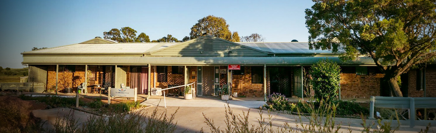 external facade of care home