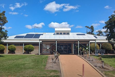 front facade of whiddon wee waa care home