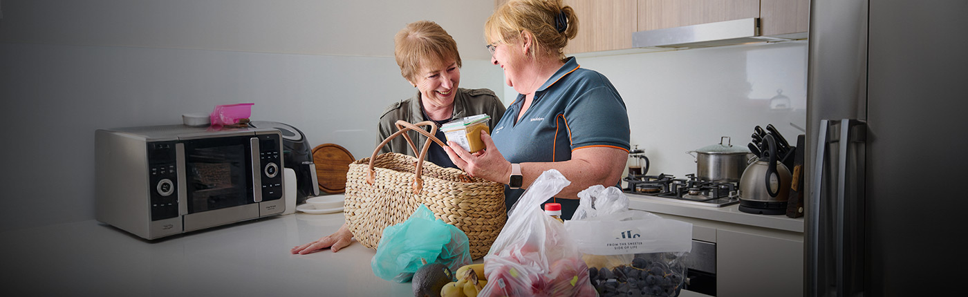 employee residnet groceries sorting