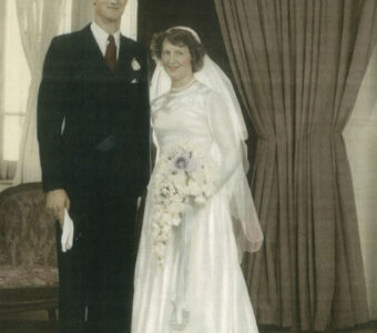 Bill and Hazel's wedding photograph.