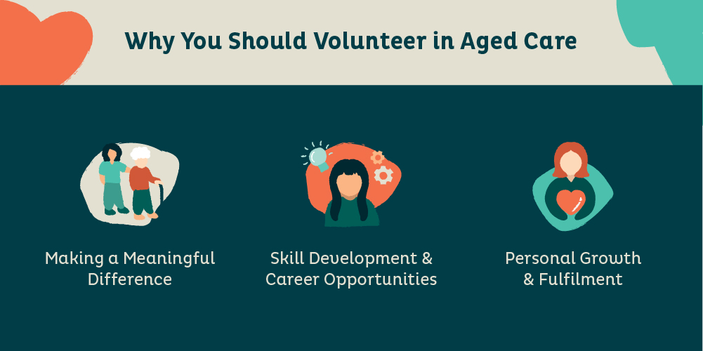 infographic - why you should volunteer in aged care